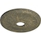 Ekena Millwork Bailey Ceiling Medallion (Canopies up to 5 3/4"), 18"OD x 3 3/4"ID x 1 1/2"P, Witch Hazel Crackle CM18BIWHC - alternate 2